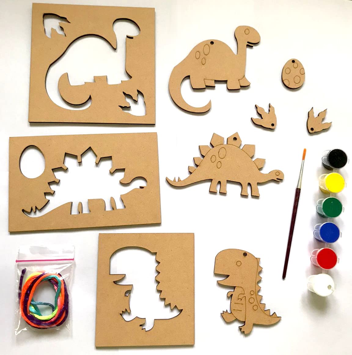 The brown box Dinosaur Painting Kit for Kids,Arts and Crafts for Kids Ages 6-8, 8-12,Gifts for Boys and Girls,Hobby kit,DIY Activity Kit,Art Kit (Dinosaur),Educational Toys for Kids,MDF Cutouts (B0B5PLJNMX) Amazon Price History, Amazon Price Tracker