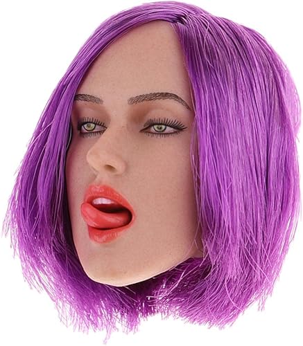 Miniatura 4 de LoveinDIY 1/6 cabeza hembra ure para juguetes calientes/presentación lateral/Enterbay/TC figuras - C