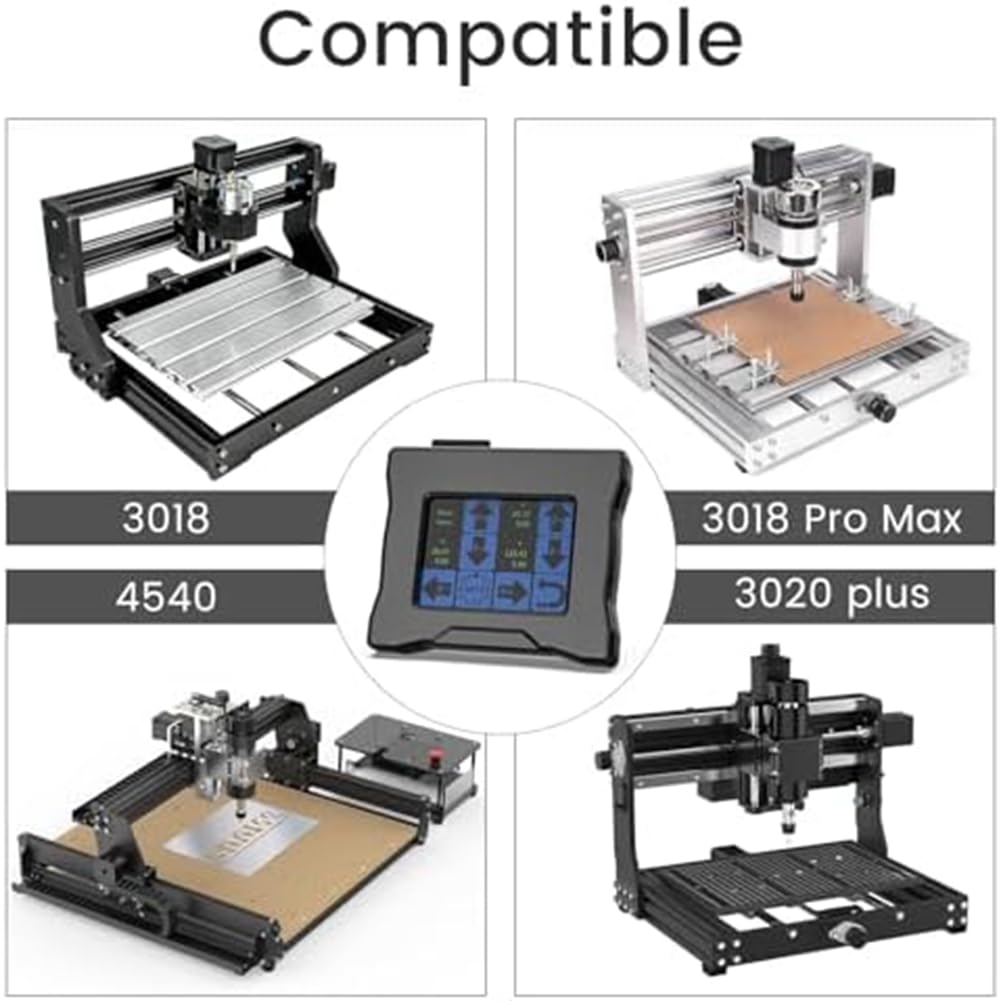 Cosmin CNC Routeur Contrôleur de Machine Hors Ligne GRBL Module de Contrôle avec Écran Tactile TFT pour CNC 3018/3020/3040Pro/4540, pour Coupe de Machine à Couper Le Bois 3018 CNC 1Set