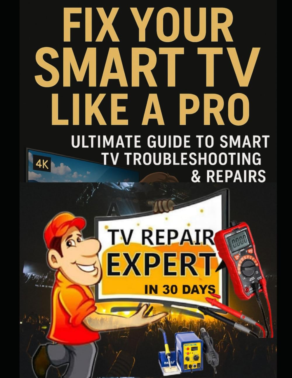 Fix Your Smart TV Like a Pro: Ultimate Guide to Smart Tv Troubleshooting & Repairs: Learn Led/Lcd/Oled/Qled/Ultra HD/ Smart TVs Repairs