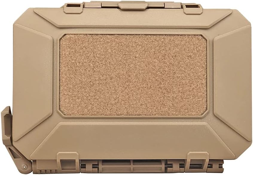 Tactical Gun Protective Case Military Pistol Case Bag Waterproof Hard Shell Tool Storage Box Molle System Paintball Accessories