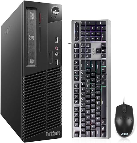 Miniatura 1 de Lenovo PC de escritorio M73 SFF para computadora, procesador Intel Core i7, RAM de 16 GB, SSD de 1 TB, WiFi, teclado y mouse, Windows 10 Pro