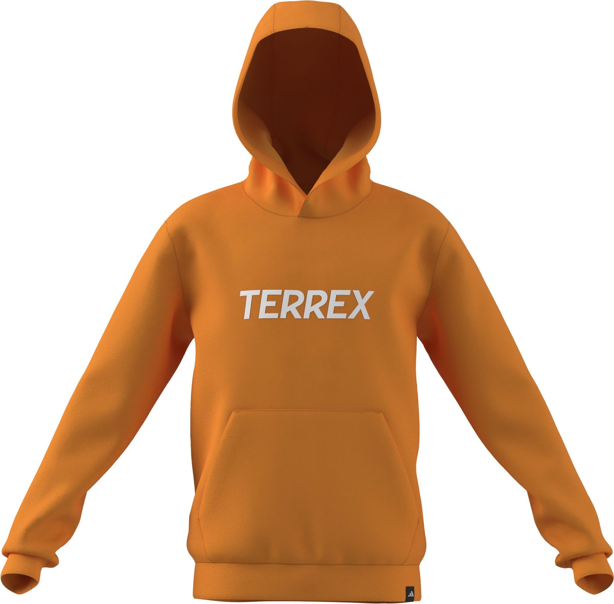 adidas Unisex Kids Terrex Kids Multi Logo Hoodie, Pure Tangerine, 15-16 Years