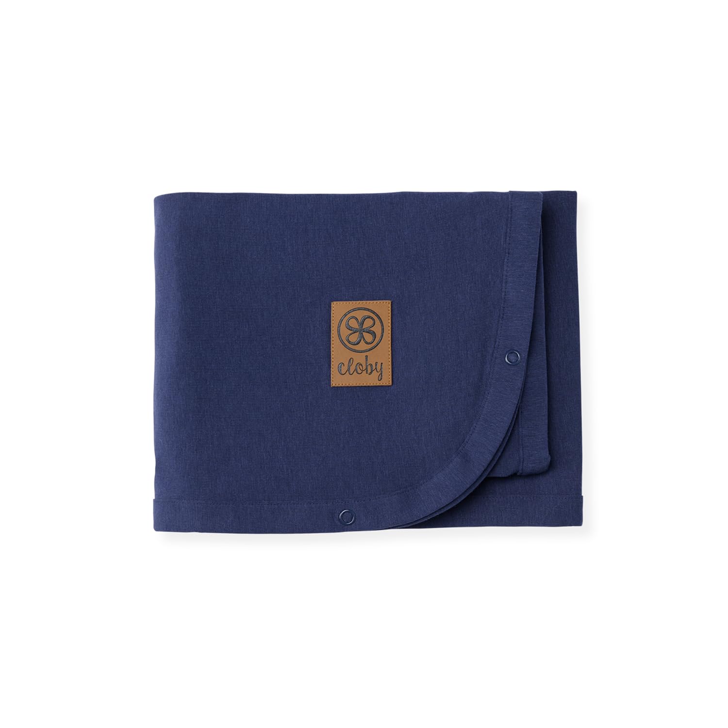 Cloby Multifunktionale Babydecke - Kinderdecke mit UV-Schutz (UPF 50+) - UV-Decke - Navy - blau (95x73 cm)