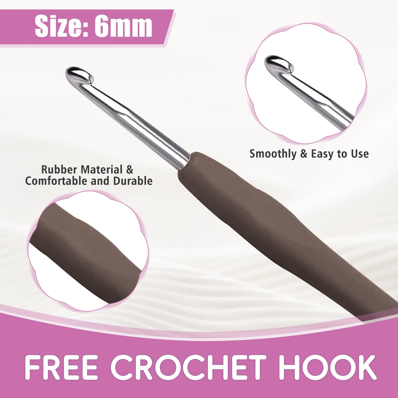 Lot De 2 Pelotes De Fil à Crochet épais Pour T-shirt Avec Crochet De 6 Mm, Idéal Pour Les Projets De Crochet Pour Débutants, Tissu élastique Adapté Aux Loisirs Créatifs, Kaki