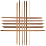Bamboo Knitting Needles Set, 13CM 55 Pieces Double Pointed Knitting Needles from 2.0mm-5.0mm for Socks Gloves Hats and Scarves