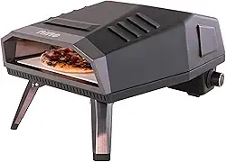 Forno de Pizza Nino a Gás com Pedra Refratária Quadrada CFBM PO-300 SV G - Alta Performance Até 526°C