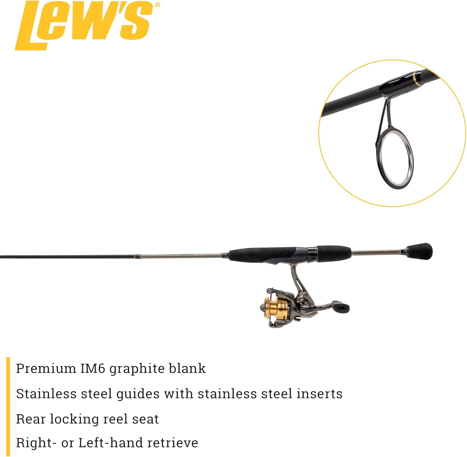 Lew's Lew’s Laser Lite Spinning Reel and Fishing Rod Combo