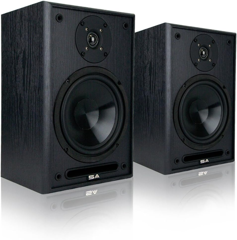 AVX Audio 6.5 Inch Bookshelf Speaker Pair (Sound Appeal 6.5" Speakers)