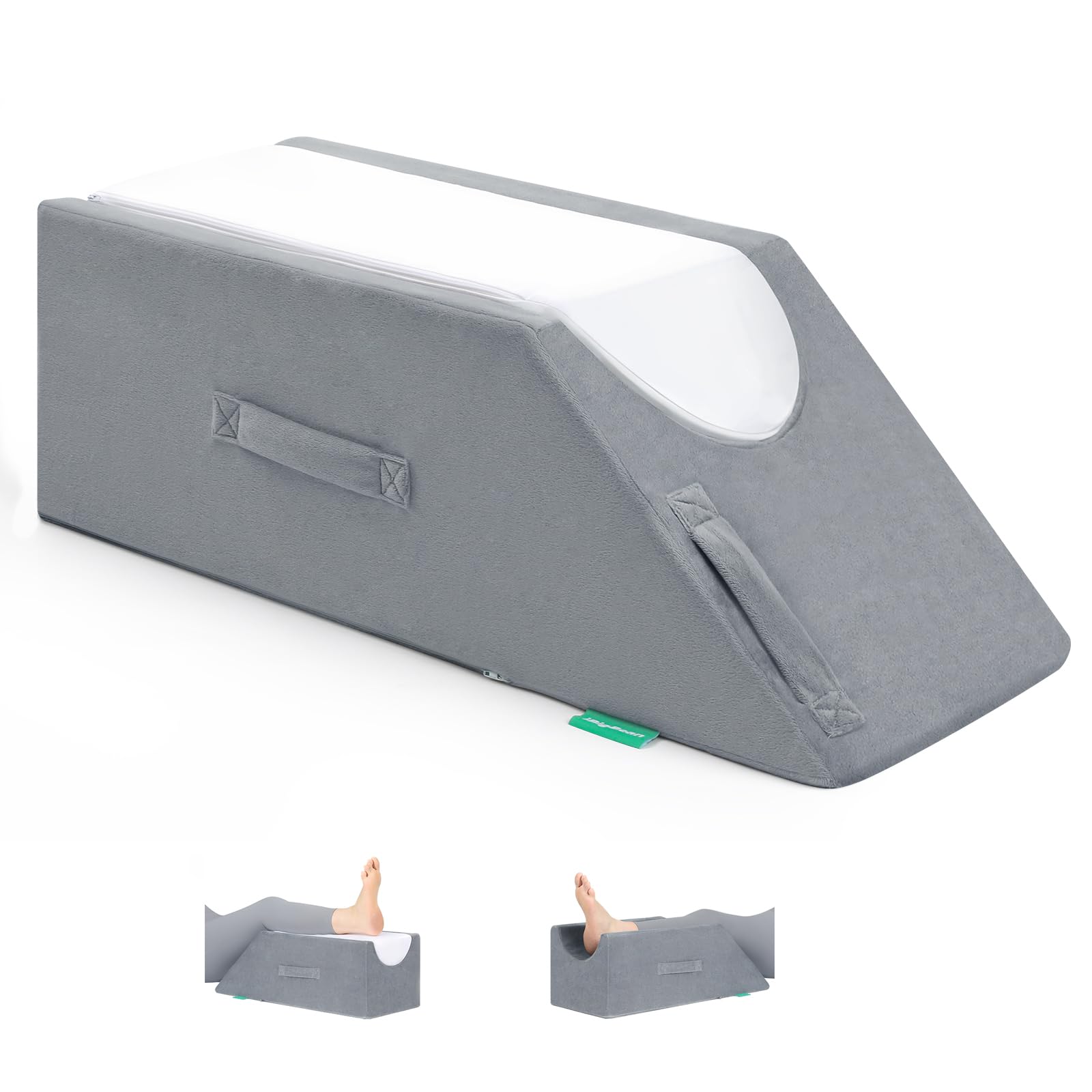 Adjustable Leg Elevation Pillows for Swelling After Surgery - Knee Wedge Pillow for Post Surgery- Portable Leg Support Pillows to Elevate Feet/Knee/Legs