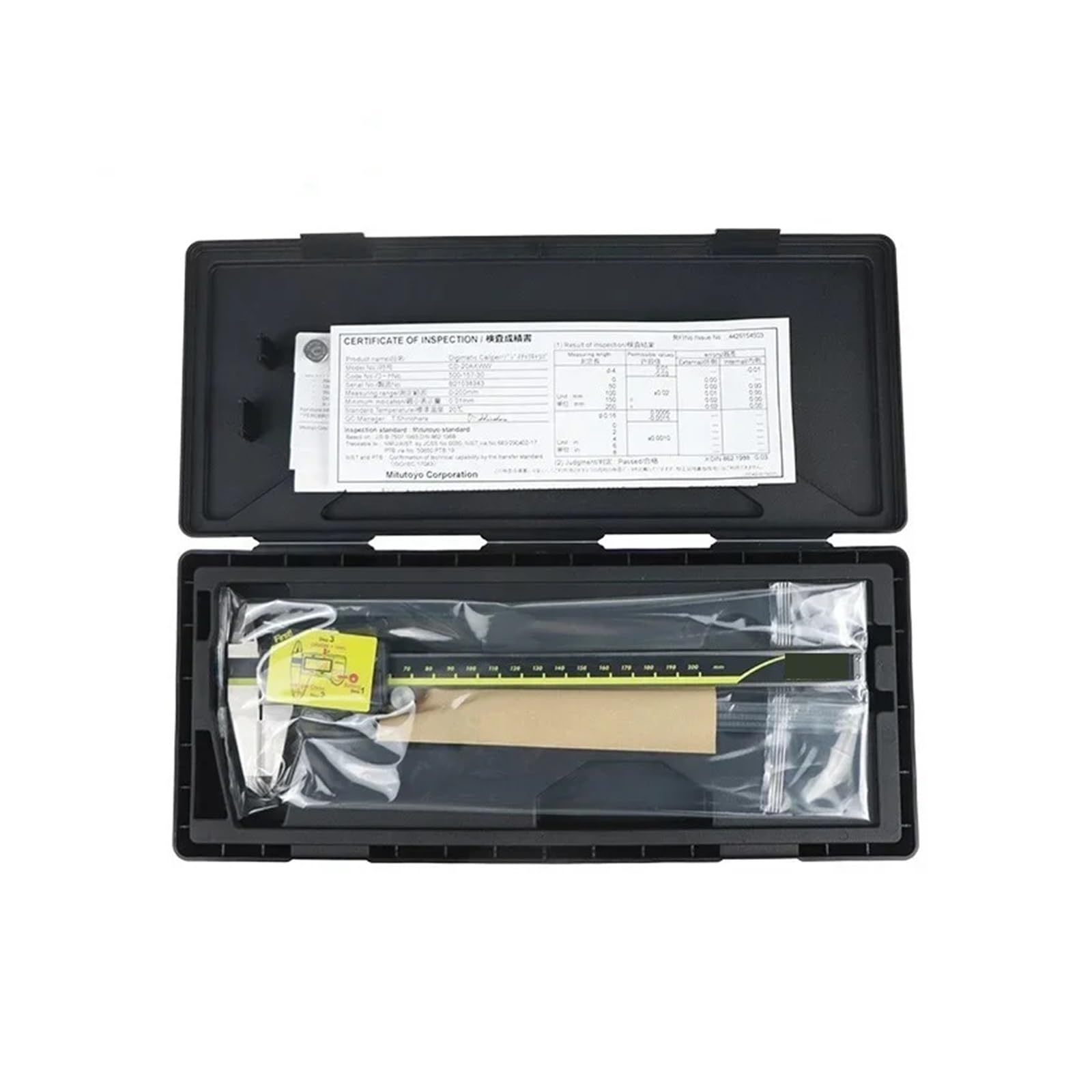 500-196-30 Calibro digitale LCD Vernier 6 pollici 150 mm Strumenti di misurazione in acciaio inossidabile 200 300 per officina meccanica(150mm(500-196-20))