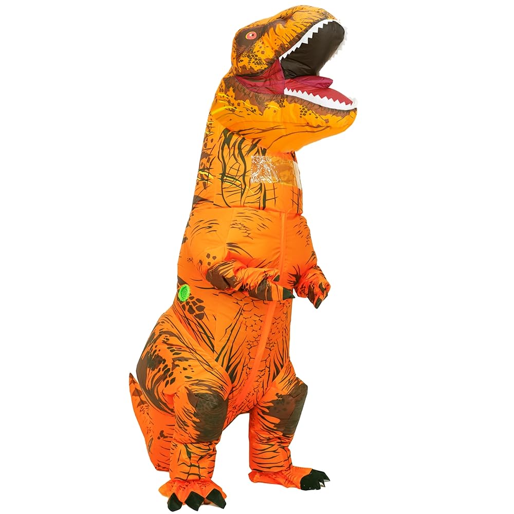 Rafalacy Inflatable Dinosaur Costume Adult Fancy Dinosaur Suit Blow up Trex F...