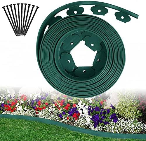 Bordures De Jardins TolleTour 10m Bordure De Pelouse En Plastique, Flexible Bordure De Jardin Bordure De Gazon Decorative De Jardin Avec 30 Piquets Dancrage 85711724 Bordure Borderfix