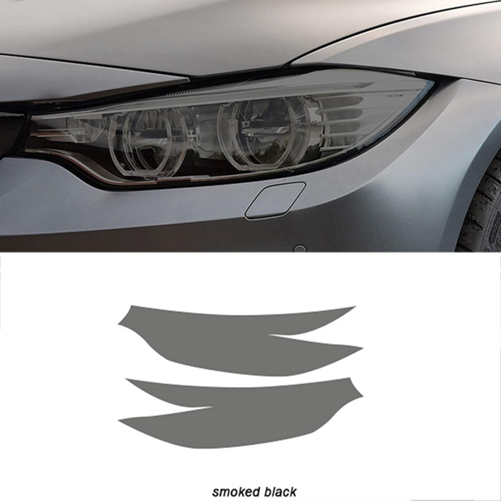BMW F80 F82 M3 M4 ヘッドライト スモークフィルム Amazon.com: Car Headlight Protective Film for BMW M4 F82 F83