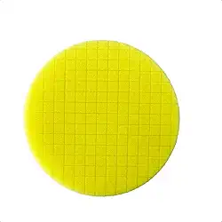 Boina Square Espuma 5” Amarela Corte Médio – Polimento Automotivo Precisão, Acesso Angular com Design Square, Remoção de Marcas e Acabamento Uniforme - Sigma Tools