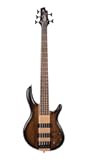 Cort C5PLUSOVMHABB Artisan Series C5 Plus OVMH 5 String Bass Guitar, Antique Brown Burst
