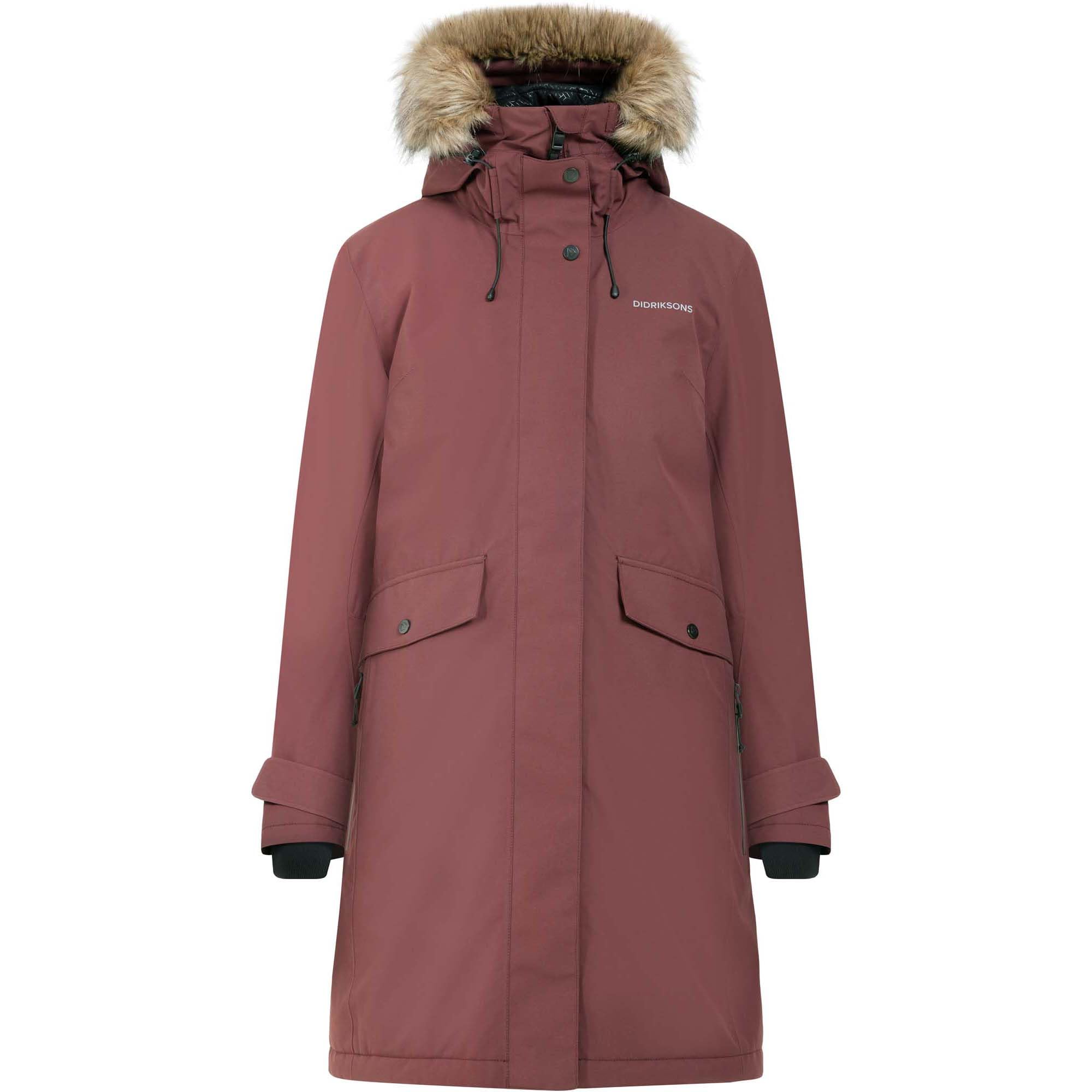 Didriksons Women's Orange Parka Erika