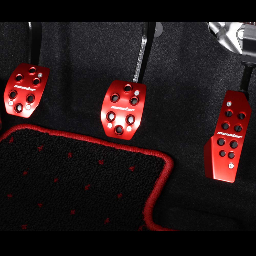 Amazon | MONSTER SPORT スポーツドライビングペダルカバー クリヤ