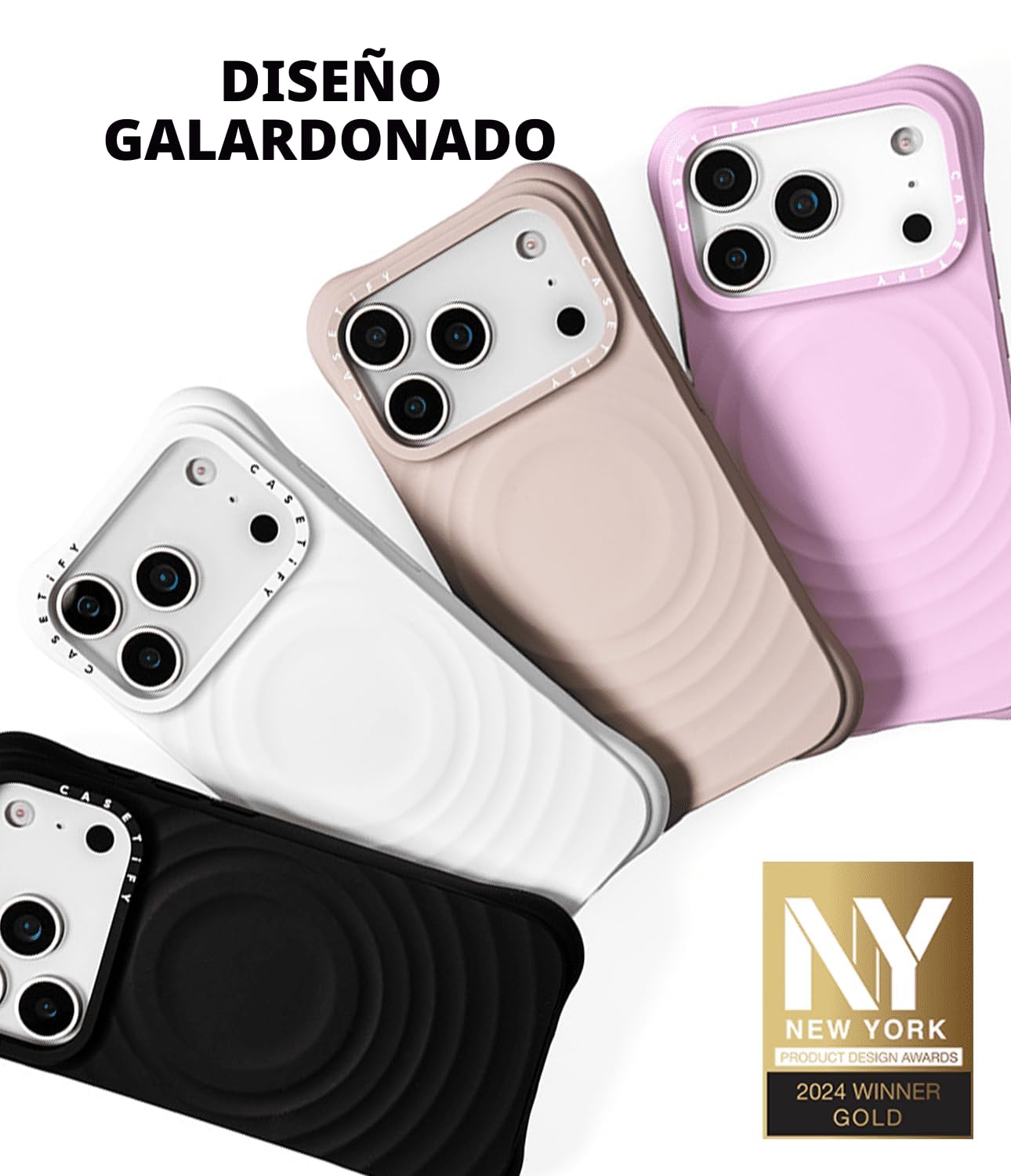 Amazon.com: CASETiFY Ripple - Funda para iPhone 17 Pro Max