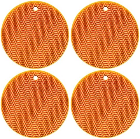 Salvamanteles de silicona multiusos, resistente al calor hasta 24...