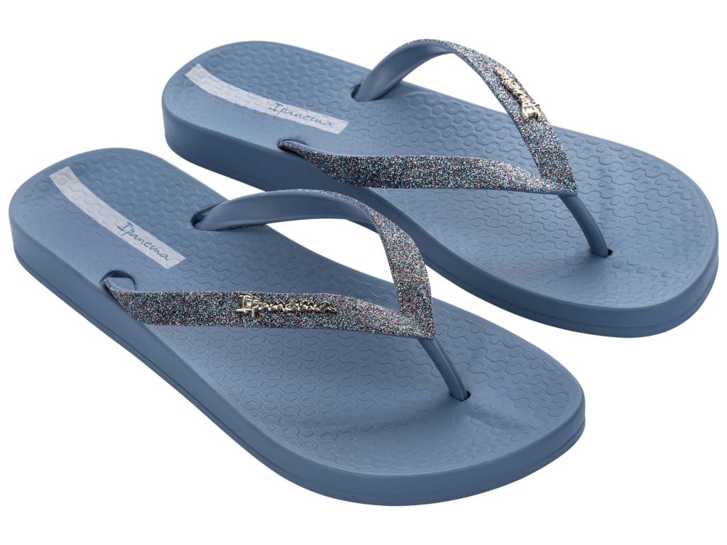 Ipanema Women's ANAT Lolita FEM Flip Flops, Blue/Glitter, 43 EU, Blue Glitter, 10 UK