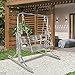 Kaushalendra Stainless Steel Indoor Swing Jhula - 2 Seater with Stand