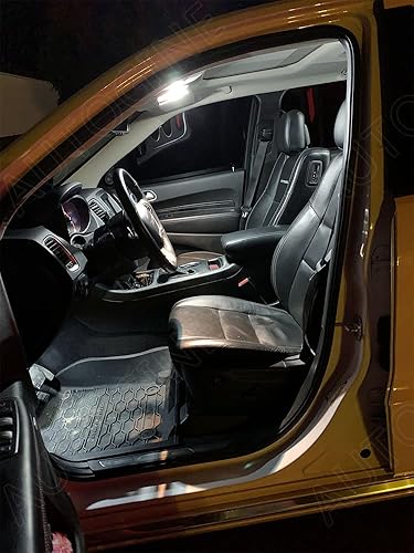 Miniatura 4 de Kit de 15 luces LED blancas para interiores Dodge Durango 2011, 2012, 2013, 2014, 2015, 2016, 2017, 2018, 2019, 2020, 2021, superbrillantes, 6000K,