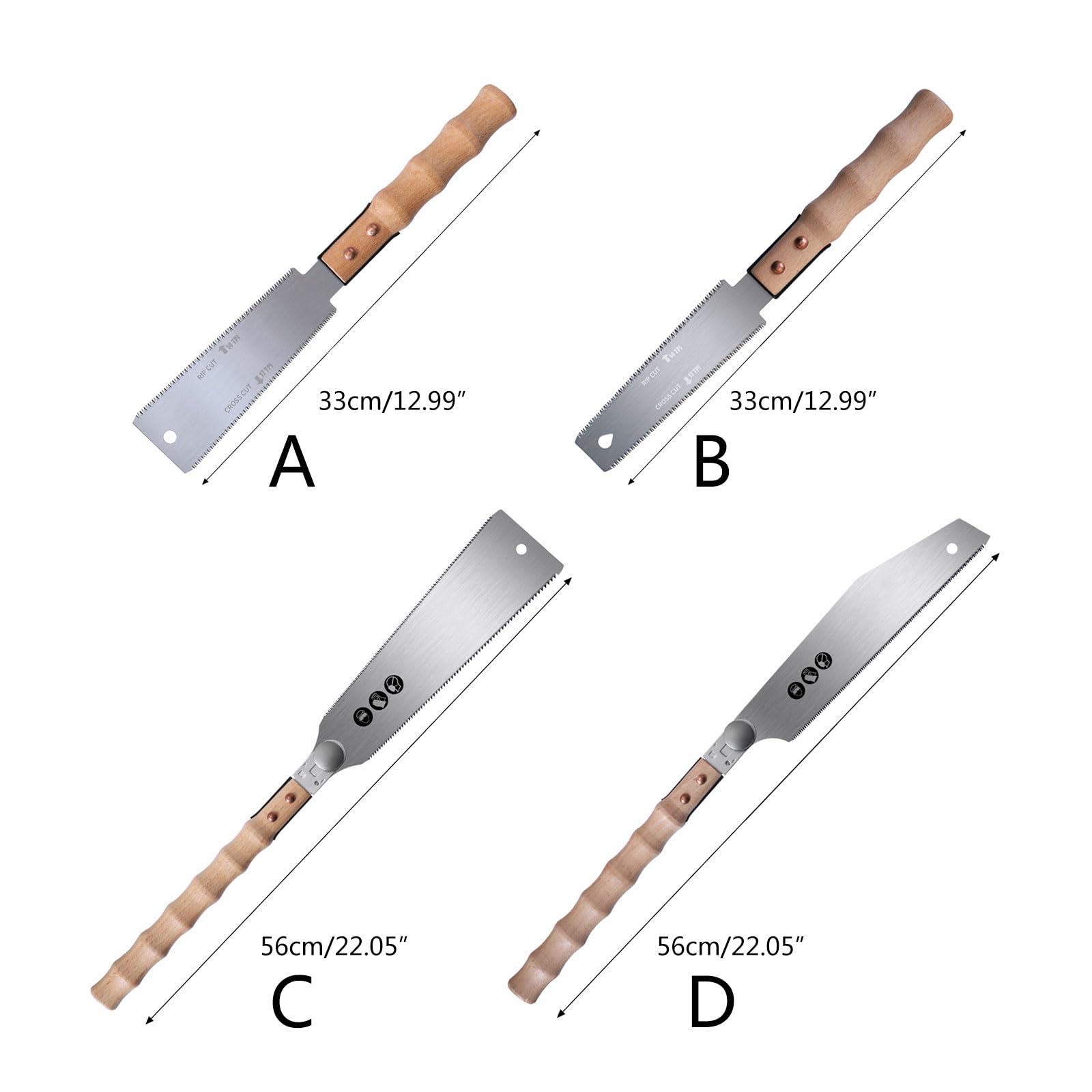 Manico ergonomico SK5 Doppio/Singolo bordi Sega per la lavorazione del legno Presa comoda Tagli perfetti Impugnatura comoda Impugnatura Palmare Saw
