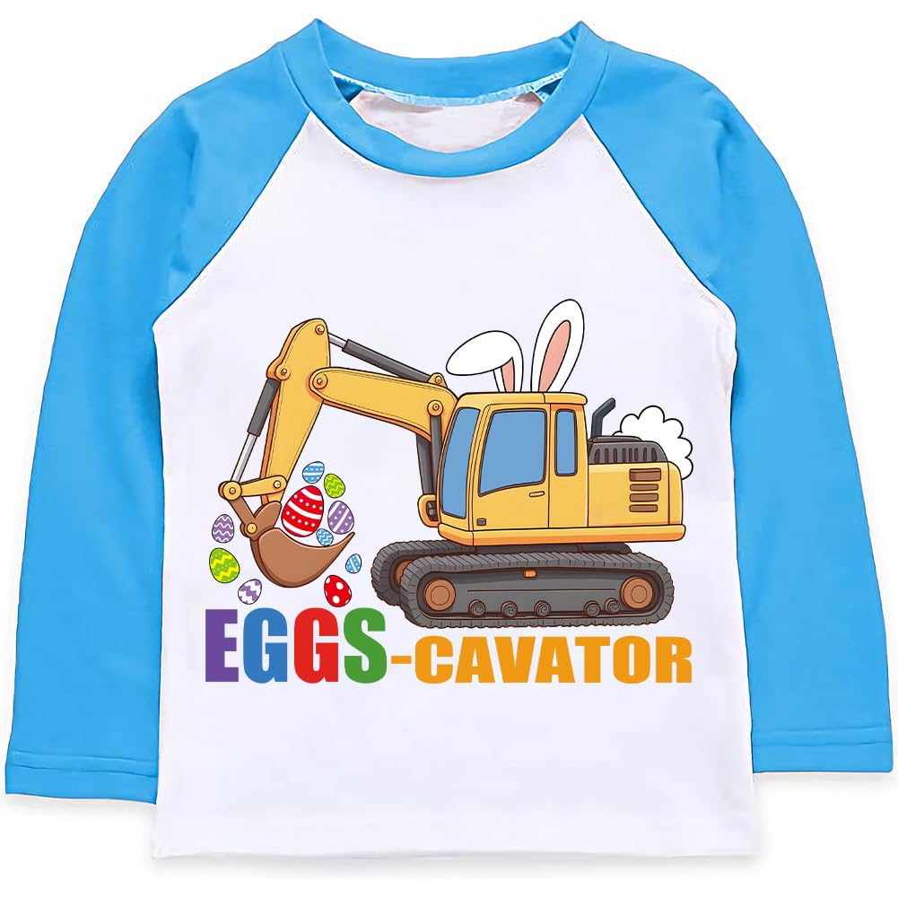 Little Hand Kids Easter T-Shirt Toddler Easter Egg Tee Long Sleeve Shirt