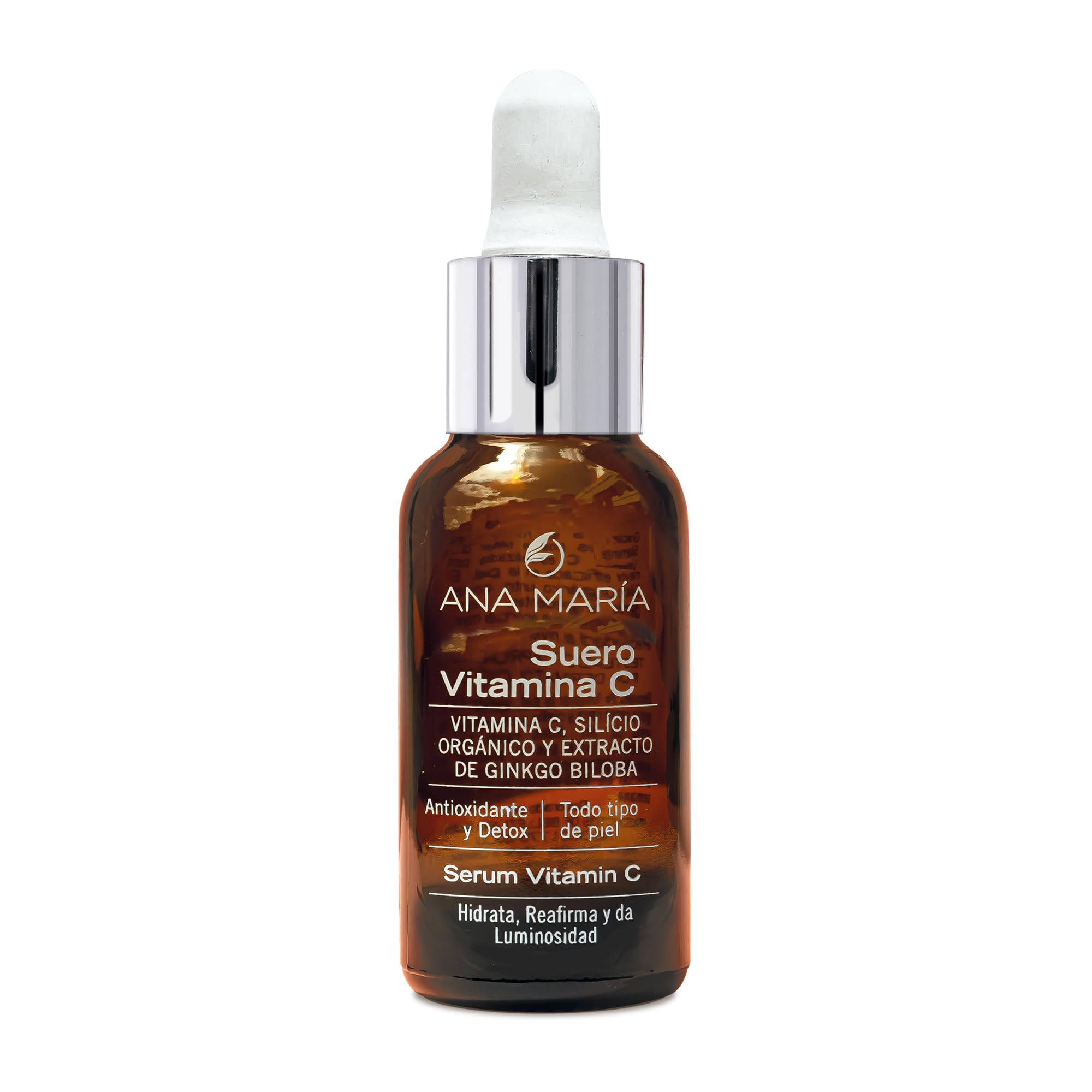 Ana Maria Cosmeticos Antioxidant and Detox Vitamin C Serum for All Skin Types | Vitamin C Serum All type Skins 1.02oz-30mL