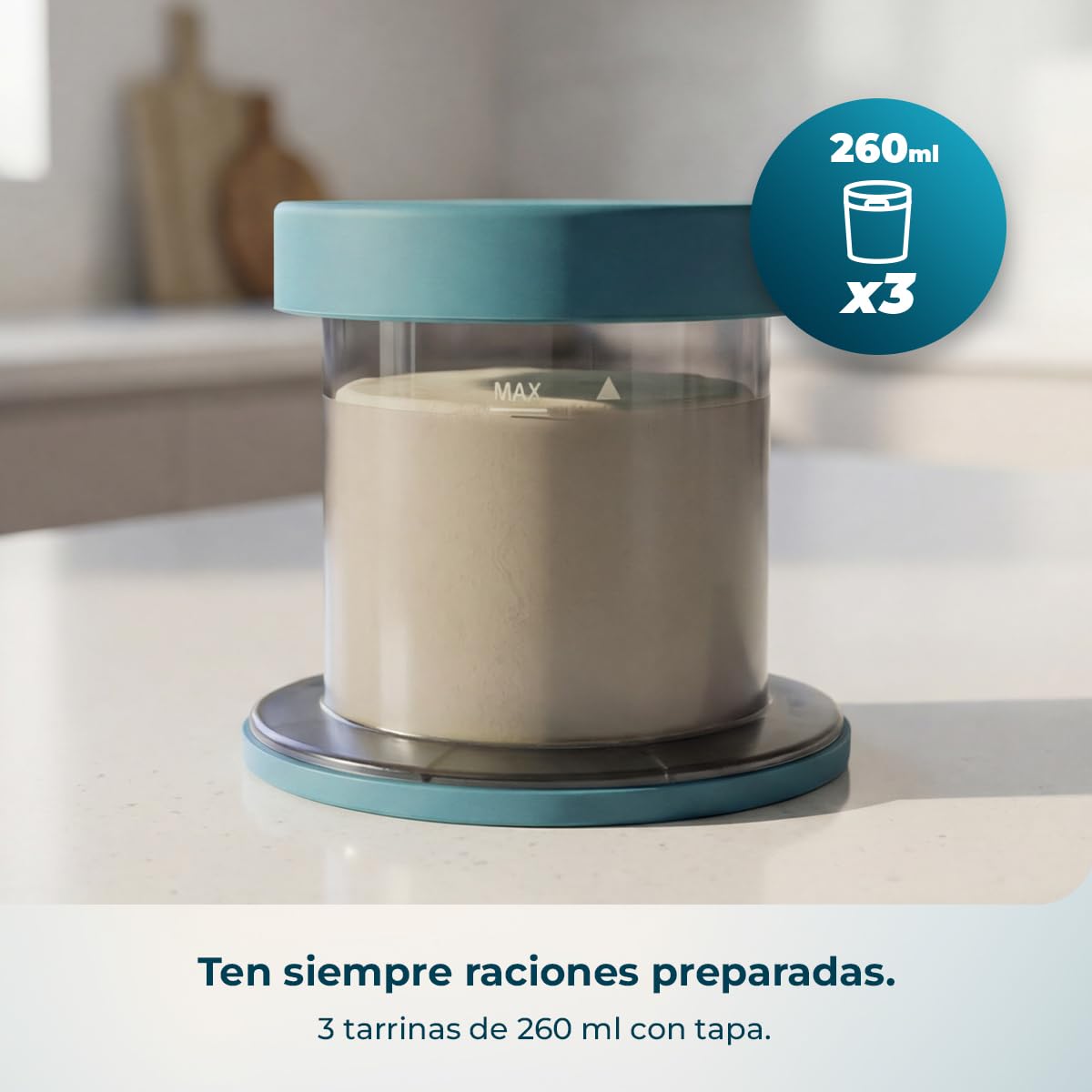 Cecotec Máquina de Helados - Heladera de Mano - Gelatec Easymove. 250W, 5 Programas, Mezcla Vertical Cremosa, Helados, Sorbetes y Bebidas en 3 Pasos, 3 Tarrinas 260ml, Cuchilla Separable