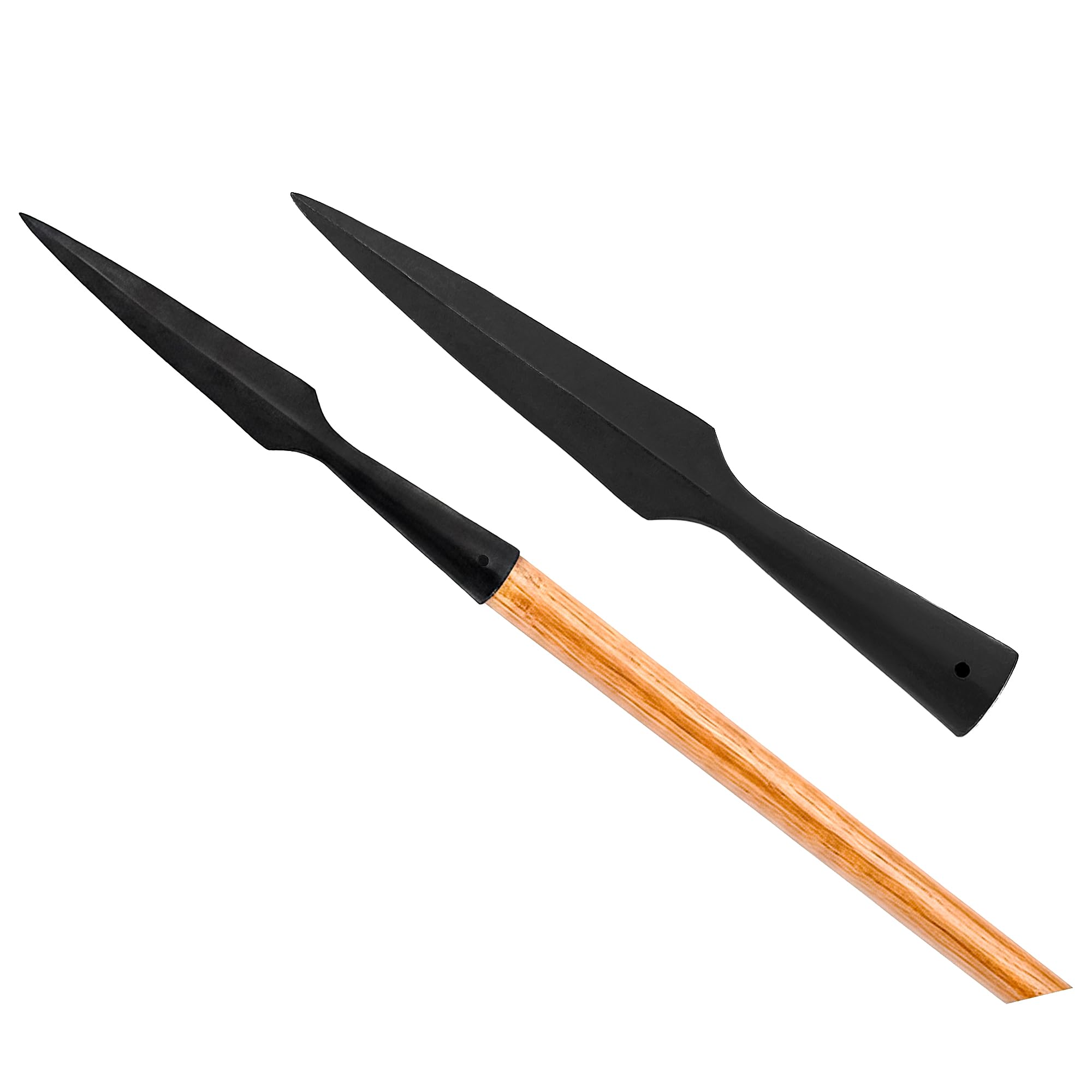 Medieval Spear Head Hand Forged from Carbon Steel Functional Viking Spearhead Combat Battle Ready Armor Hunting Lozenge Throwing Spearhead LARP SCA