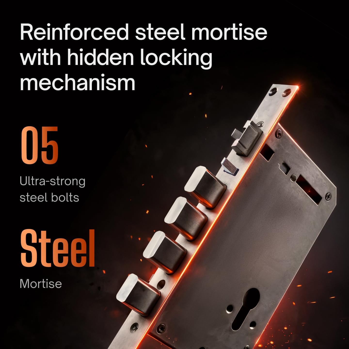 Native Lock Ultra by Urban Company | Smart Door Lock | Face Unlock | Live HD Video & 2-Way Talk | 9-Way Unlock & Doorbell Connect | 5 Bolt Strength | 3-Year Unconditional Warranty | Free Installation — Amazon image 8