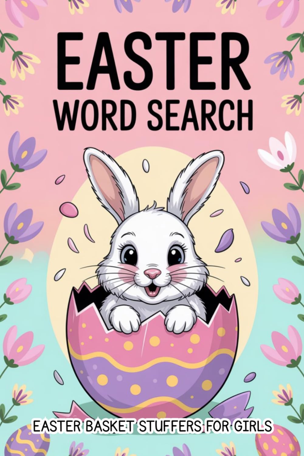 Easter Basket Stuffers for Girls: Word Search Puzzle Book with 1000+ Spring Themed Hidden Words and Solutions