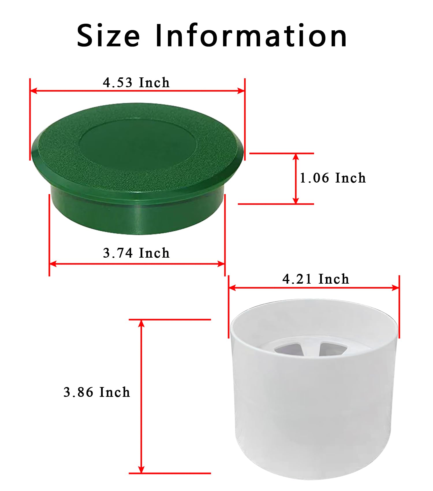 2 Sets Golf-Lochbecher mit Becher-Abdeckung, Golf-Zubehör für Hinterhofübungen, Putting Green, verbessertes Golferlebnis zu Hause