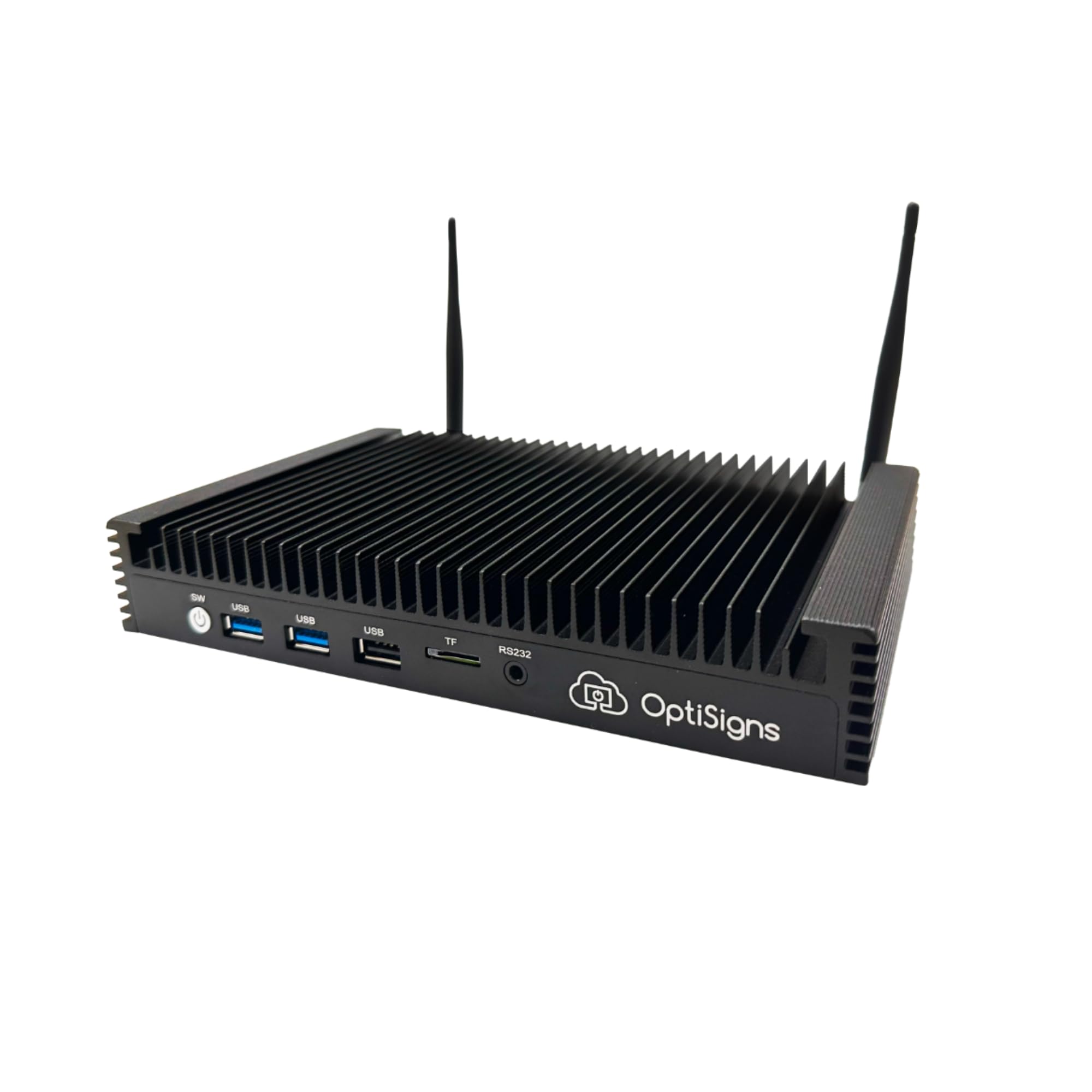 OptiSigns ProMax Digital Signage Player – 8K Ultra HD Mediaplayer mit Intel Core der 12. Generation (6-Kern-CPU), 16 GB RAM, 256 GB SSD, 4-Bildschirm-Videowand, HDMI 2.1, WLAN 6
