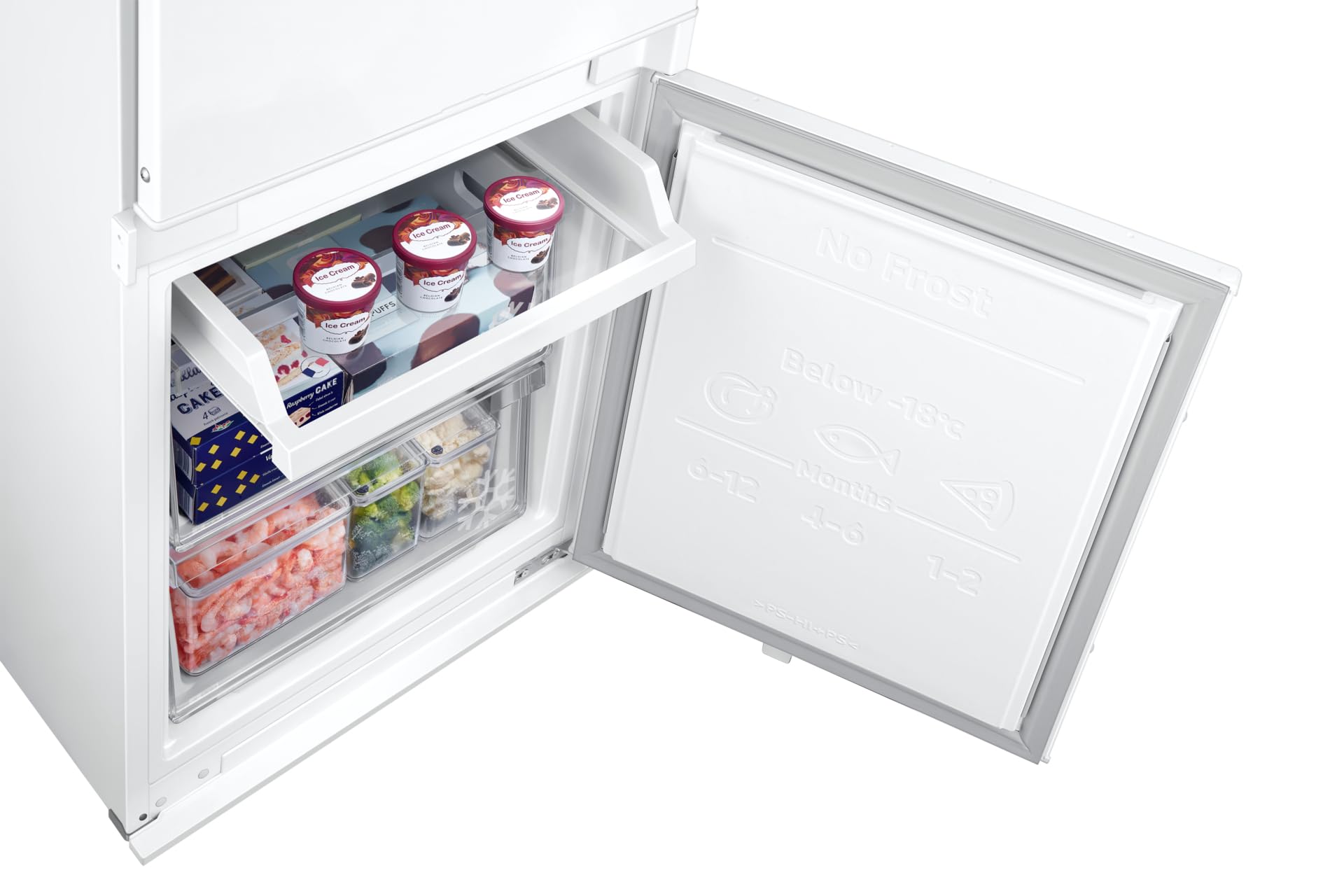 Samsung BRB70F30BES0 F1rst 60 AI Plus Frigorifero da Incasso Combinato Total No Frost Classe E Wi Fi Altezza 194 cm