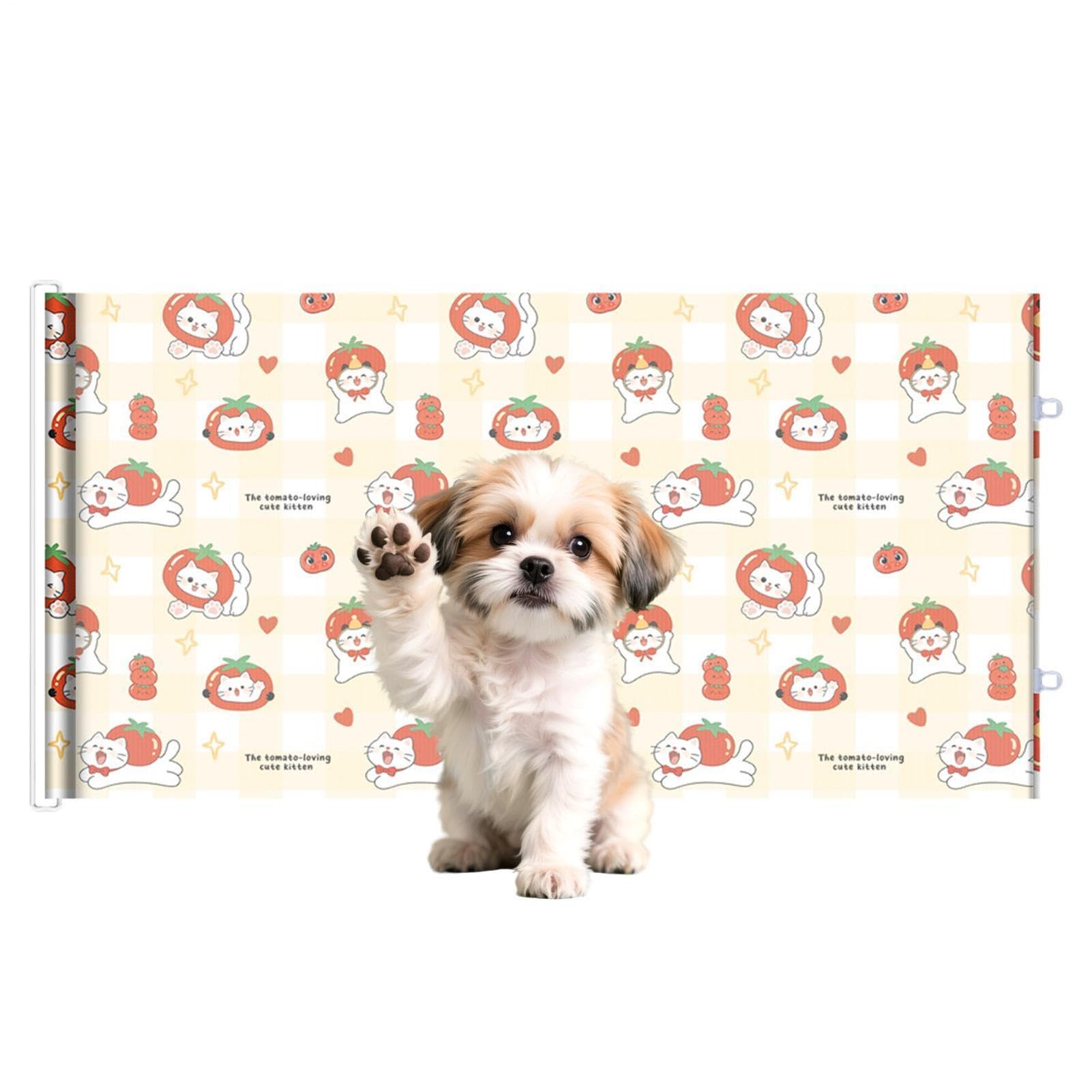 Cancello Retrattile Ingresso Recinto di Contenimento, Schermo di Sicurezza | Scale Cancelletto Retrattile Cani per Interni ed Esterni Porte Scale Casa Bambini Cuccioli