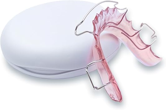 Hawley Pink Custom Upper & Lower Jaw Splints