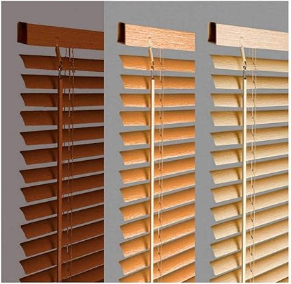 venetian wooden blinds
