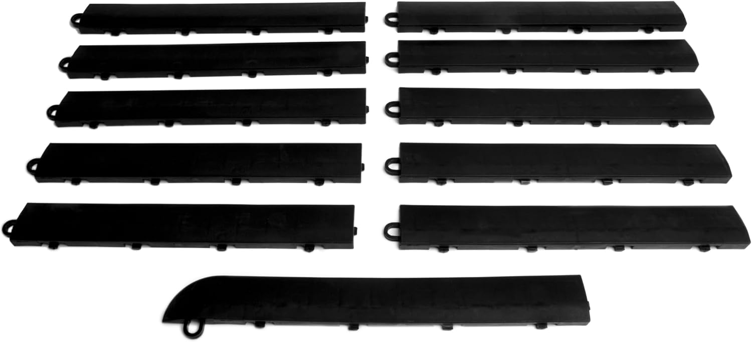 SnapFloors Male Transition Edge Kit, Durable Interlocking Modular