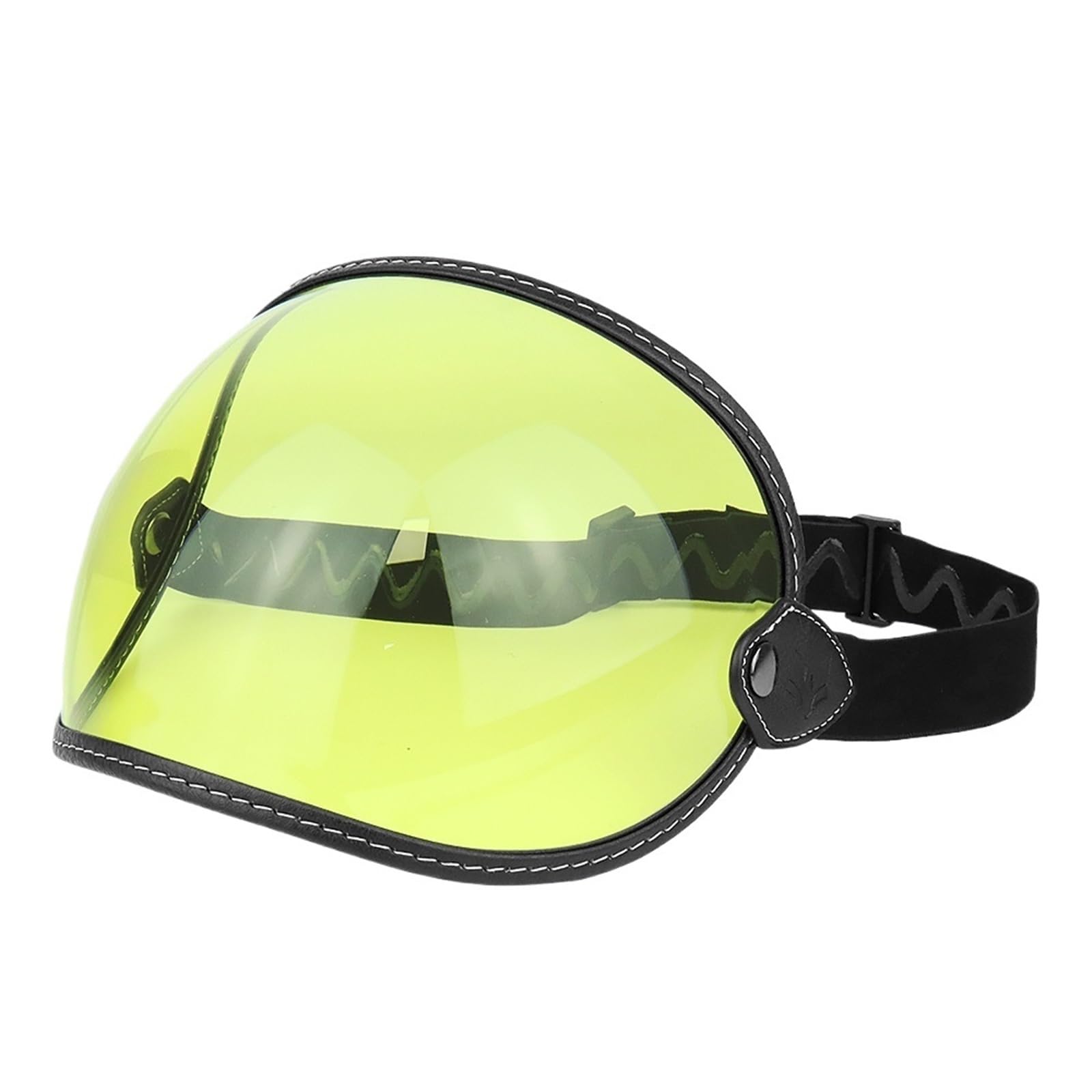 Visera para casco de moto Visera de burbuja con lente abatible, máscara protectora for casco motocicleta retro, equipo for lentes(Color 2)