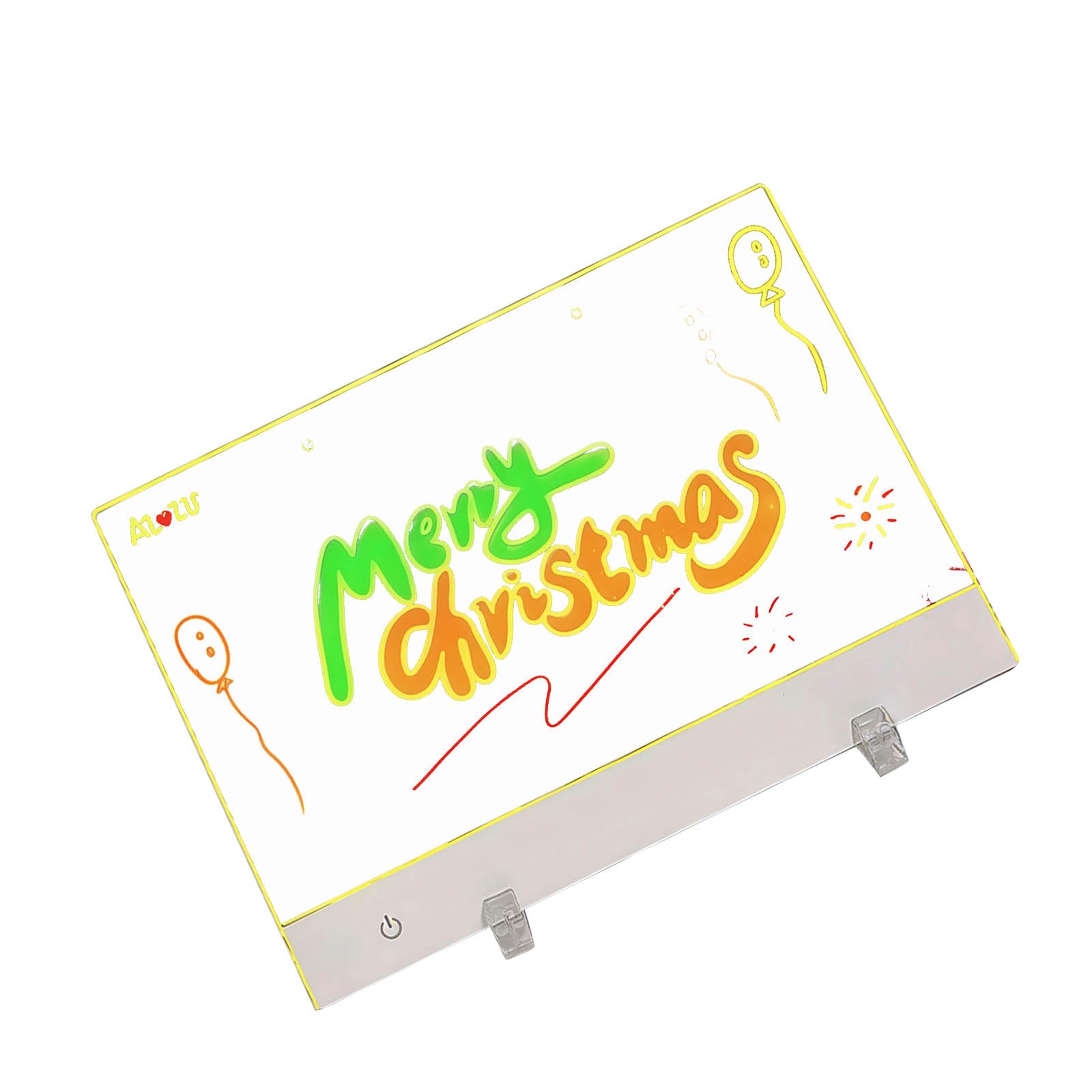 Table de dessin LED rechargeable de 35,7 cm, lumière modifiable, 7 couleurs RVB transportable