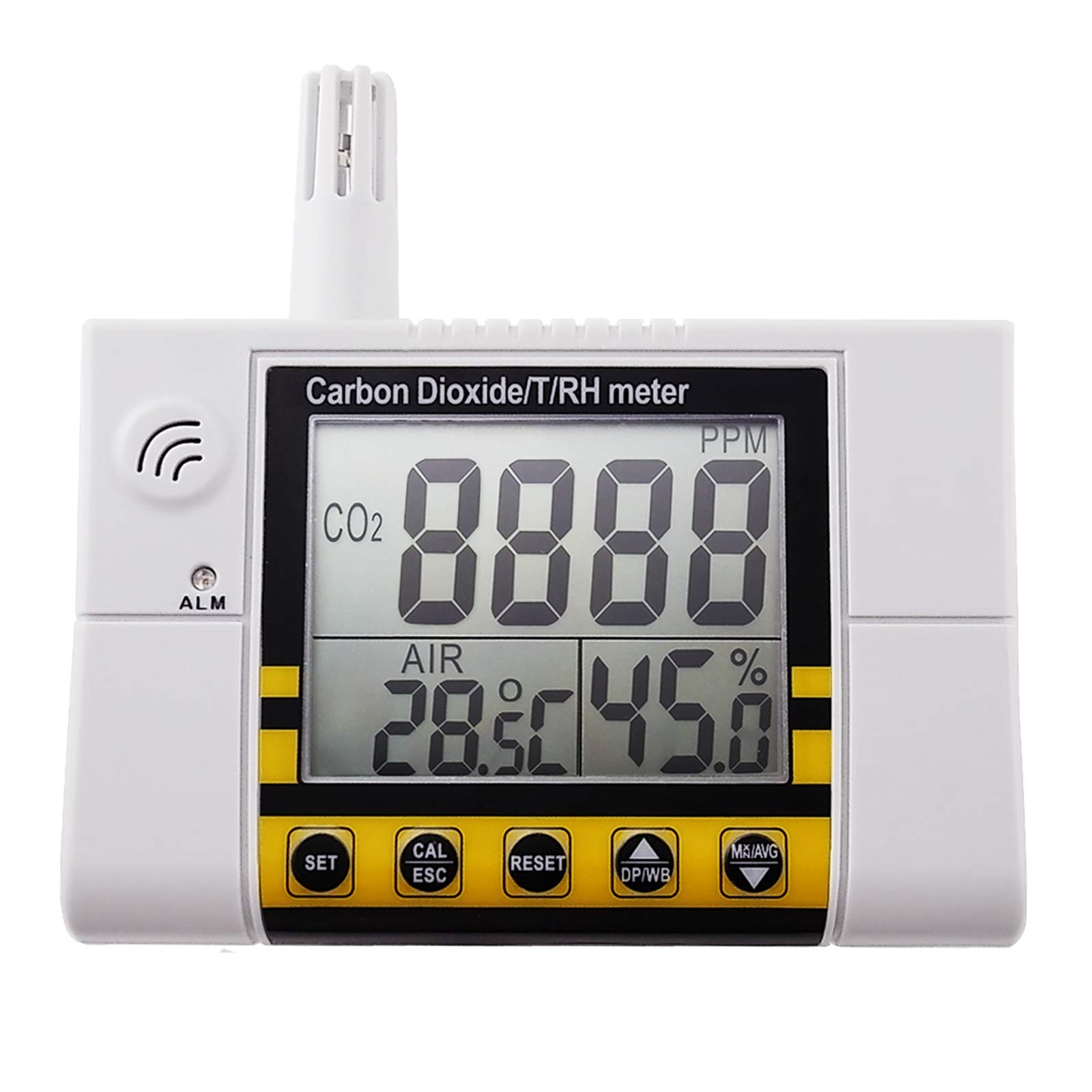 Digital Indoor Carbon Dioxide CO2 Detector Monitor Meter Sensor Relay