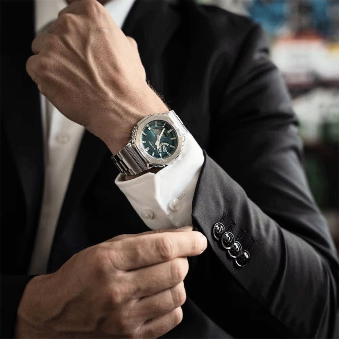 Casio GM-2110D-3A1ER G-Shock Acero Ottanium