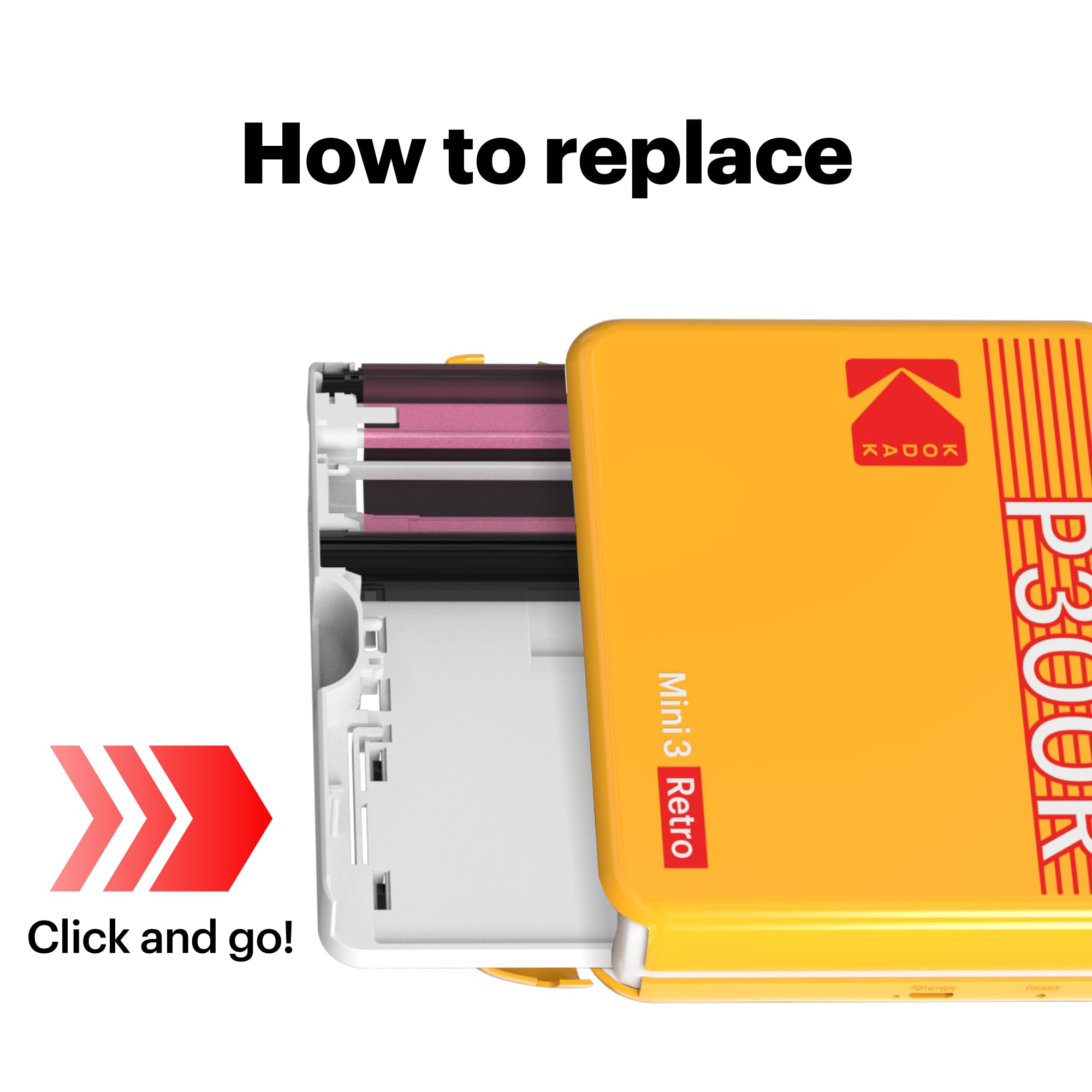 Kodak Film Cartridge (3x3 inches) Mini Shot 3, 60 Sheets : Amazon