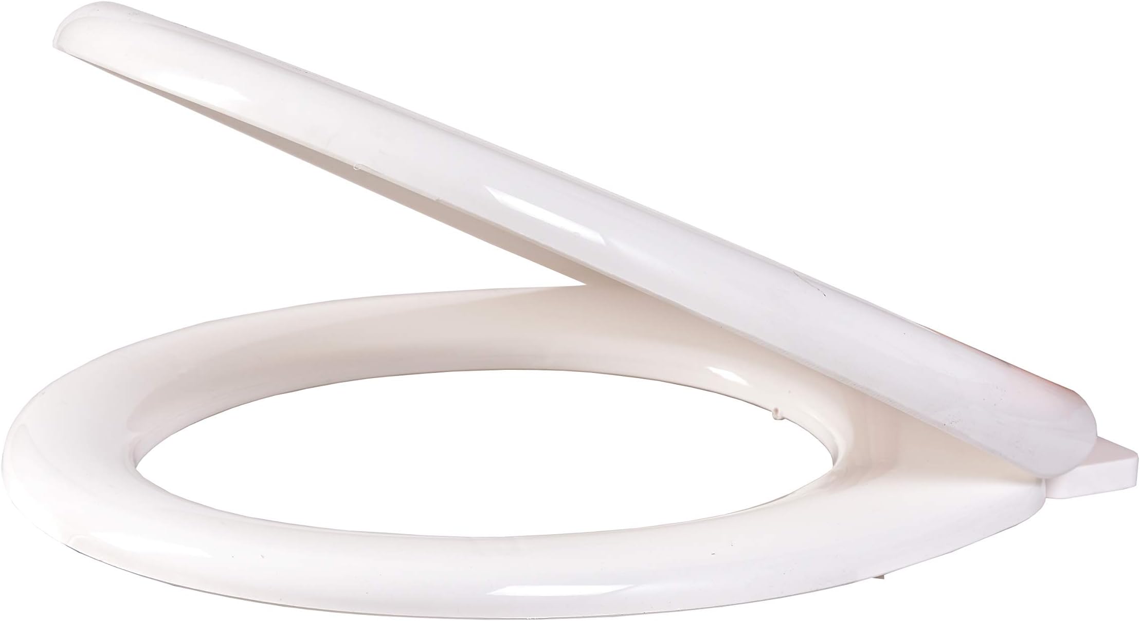 Aimex Polypropylene Commode/Toilet Seat Cover with Water Jet Spray (White)