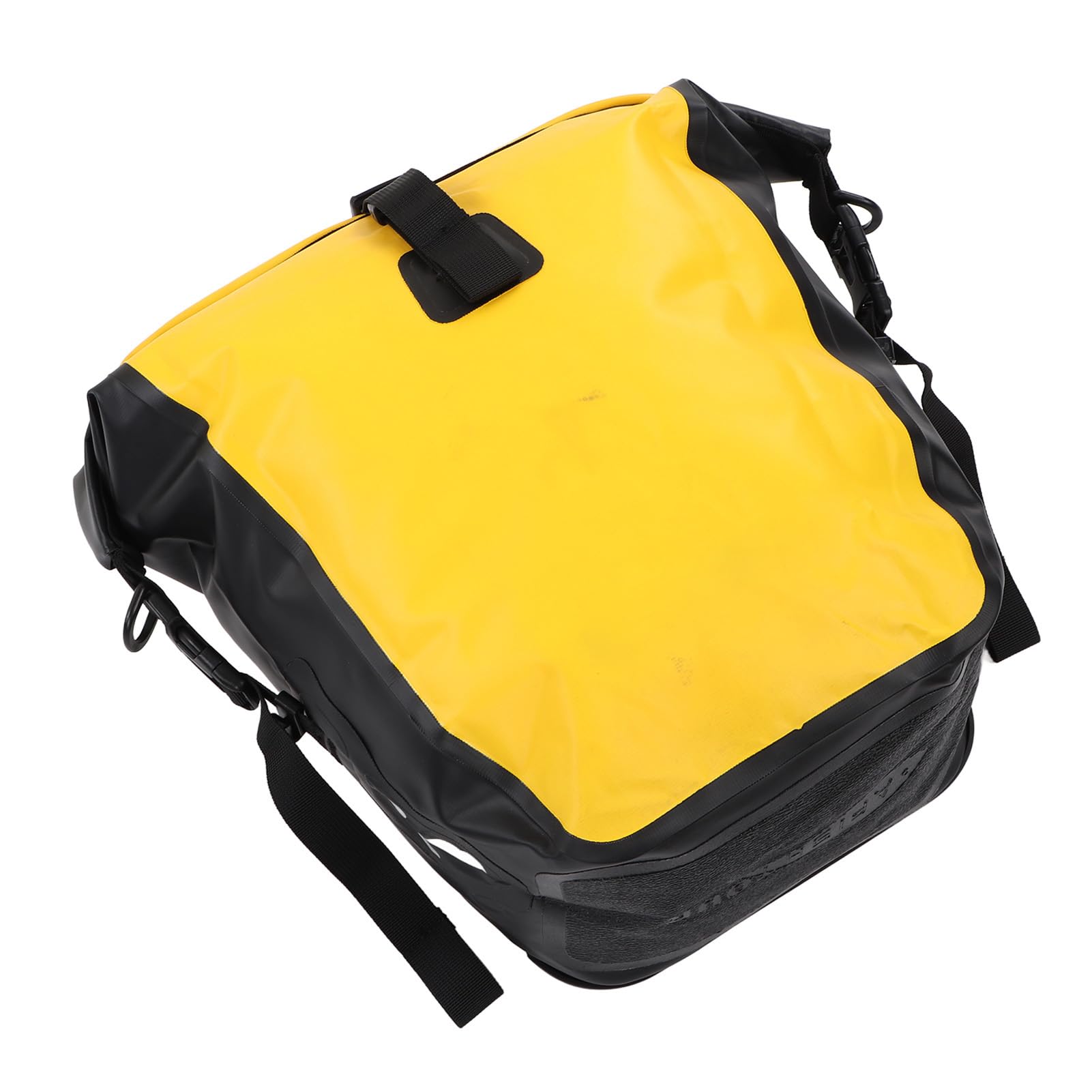 Sakwa Rowerowa Żółta Torba na sakwę rowerową 500D PVC Doskonała trwałość Podczas Jazdy na Długich Dystansach (Pojemność 25L)