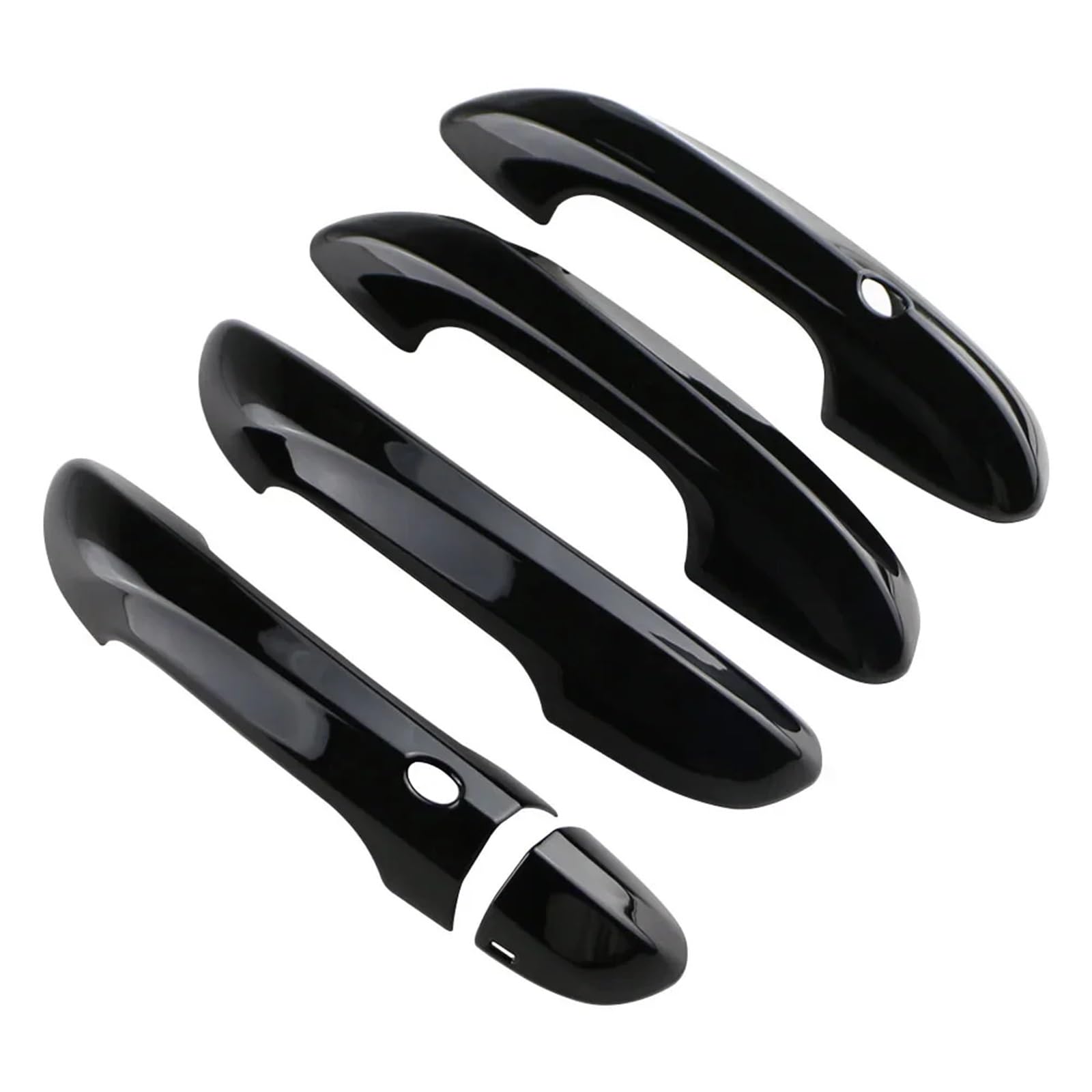 Cfayrlms Black Door Pull Cover Compatible With Mg4 For Ev For Mulan 2022 2023 2024 Door Handle Cover Trim Lhd Door Handles Sticker Decoration Cover Styling Accessories