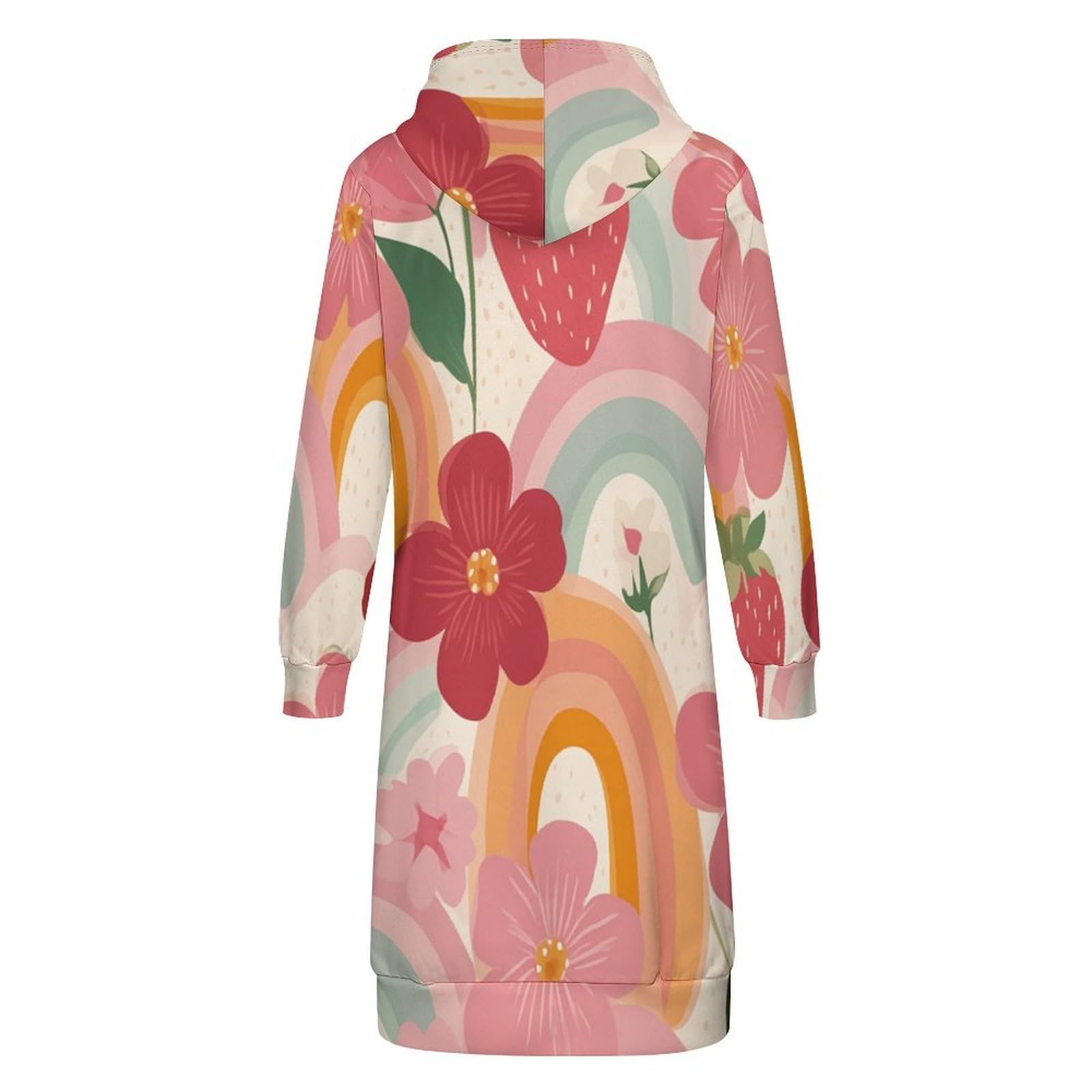 Felpa Donna con Zip Felpe Sportiva con Tasche E Cappuccio Rose da Piantare Morbida Invernale Giacca Regolabile Confortevole per Uso Quotidiano Casual